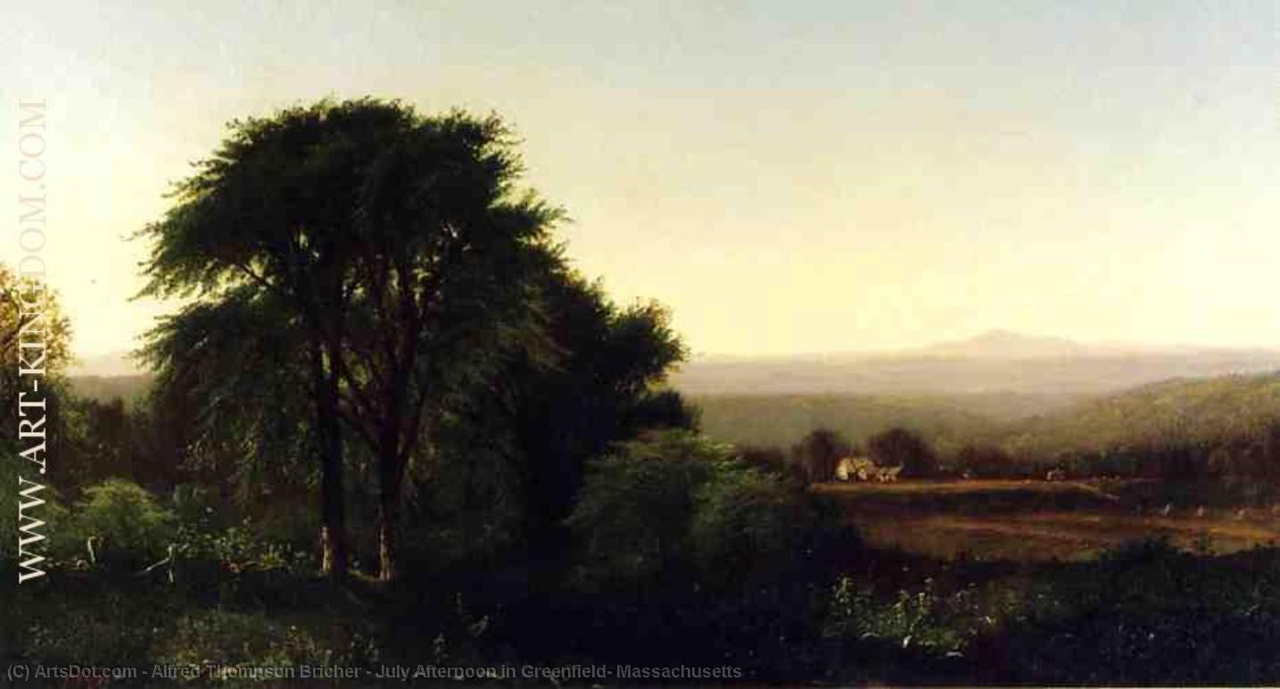 July Afternoon In Greenfield, Massachusetts — Alfred Thompson Bricher