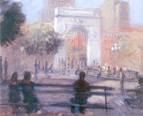 Washington Square Park New York — Everett Shinn