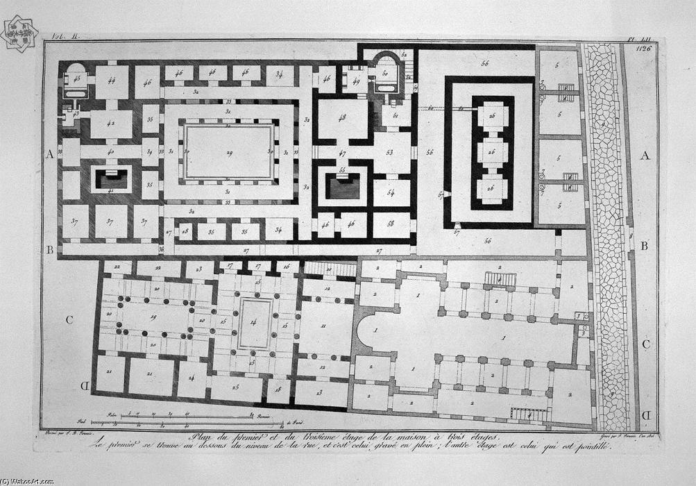 Section Of The House — Giovanni Battista Piranesi