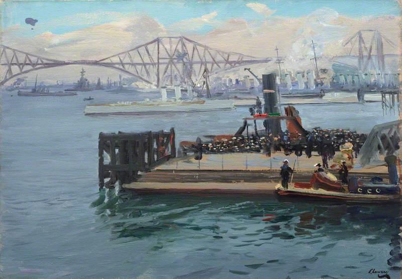 The Forth Bridge Bluejackets Landing — Džon Leveri
