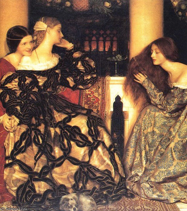 Venetian Ladies Listening To A Serenade — Frank Cadogan Cowper