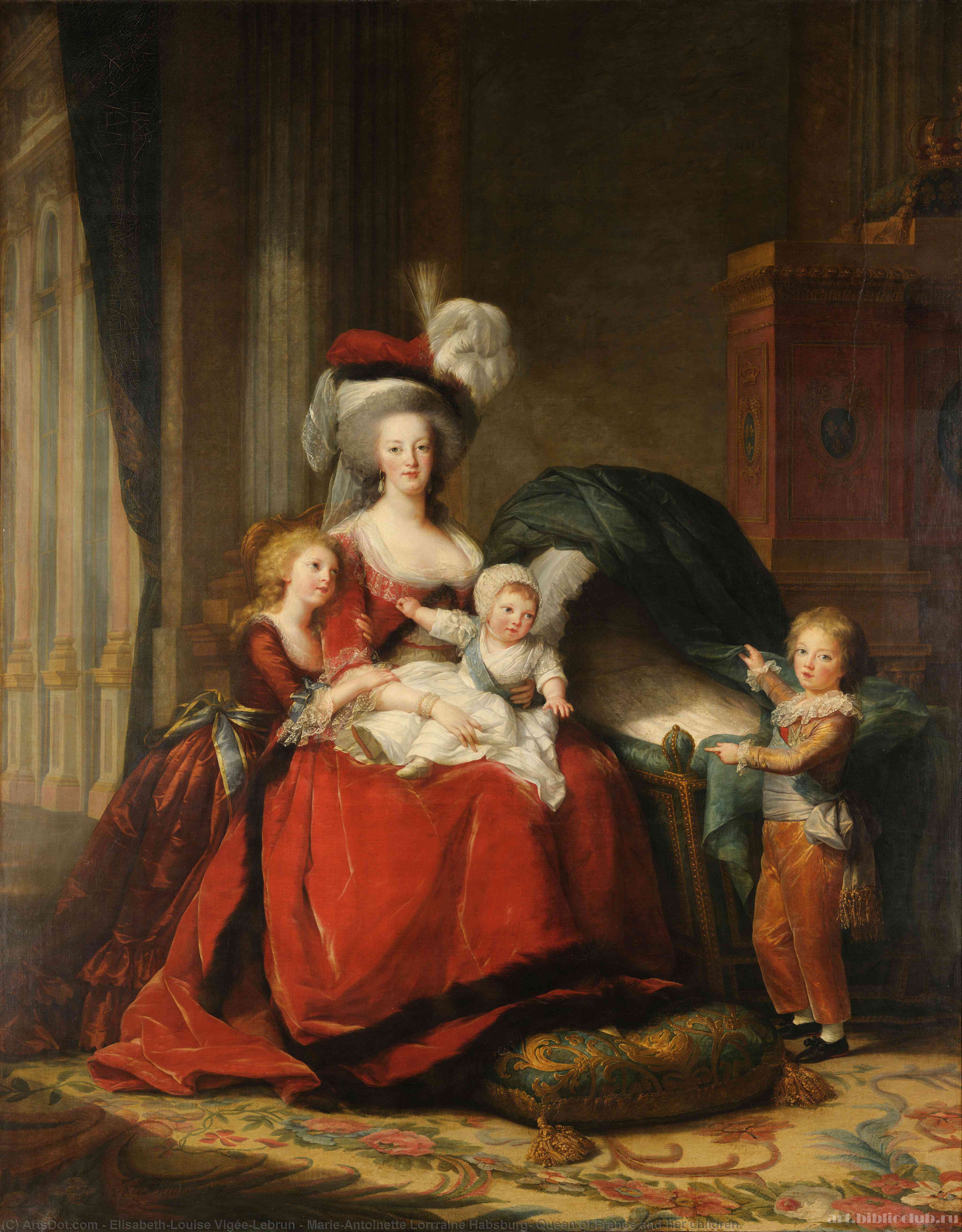 María Antonieta De Lorena Habsburgo, Reina De Francia Y Sus Hijos. — Luisa Isabel Vigée Le Brun