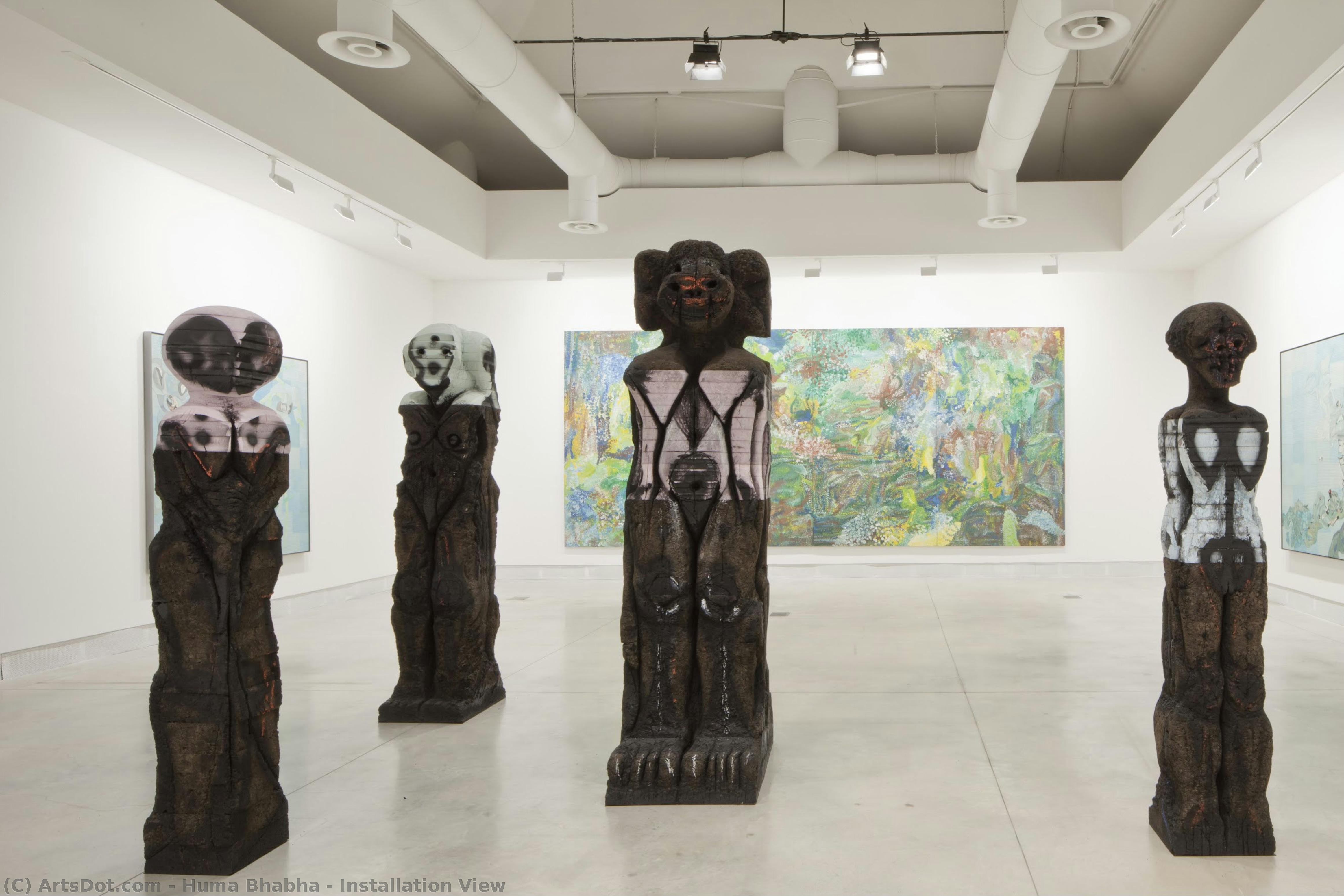 Installation View — Huma Bhabha