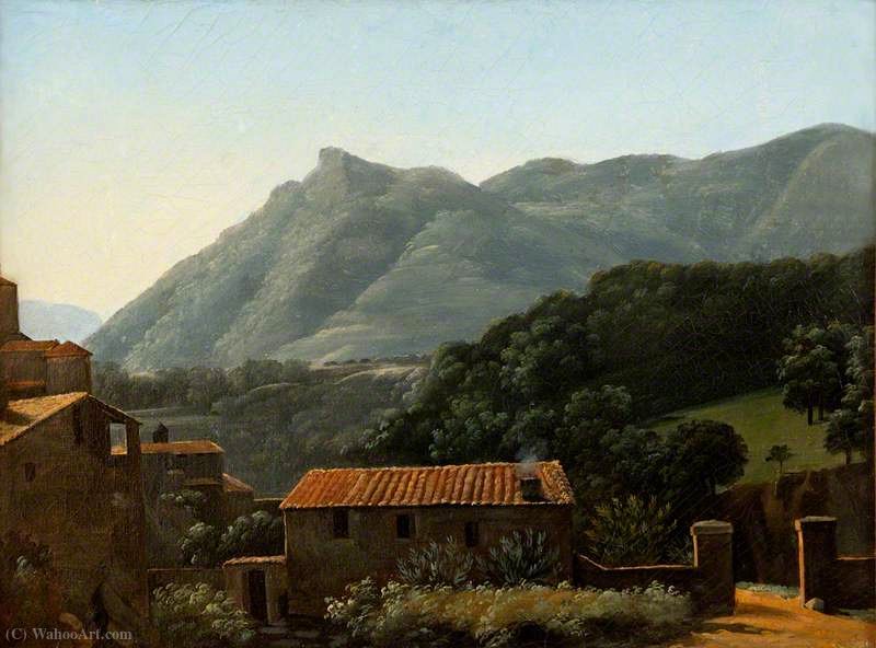 View Of The Valley Of The Arno From Vallombrosa, Early Morning — Joseph Pierre Xavier Bidauld