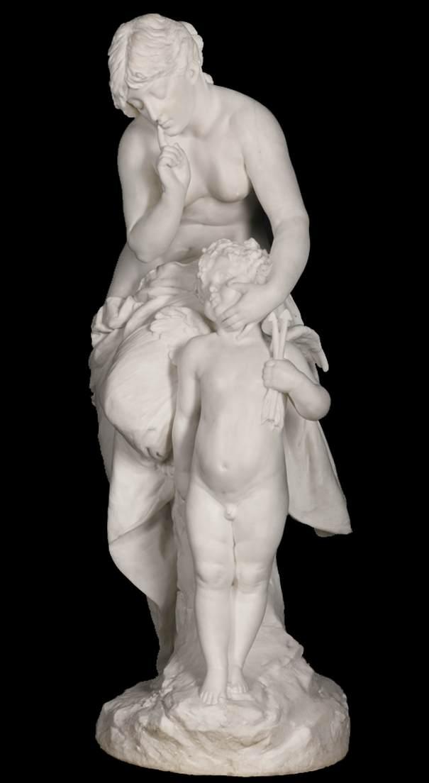 Venus Reprimanding Cupid — Gustav Heinrich Eberlein