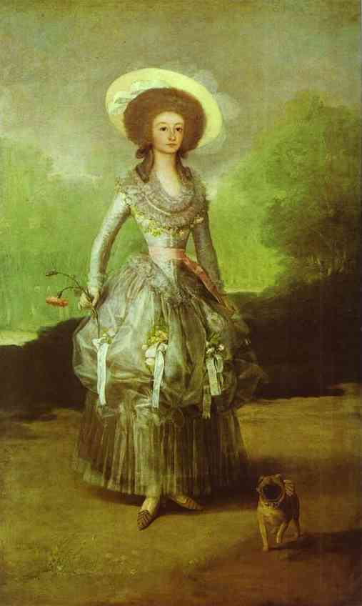 La Marquesa De Pontejos — Francisco José De Goya Y Lucientes