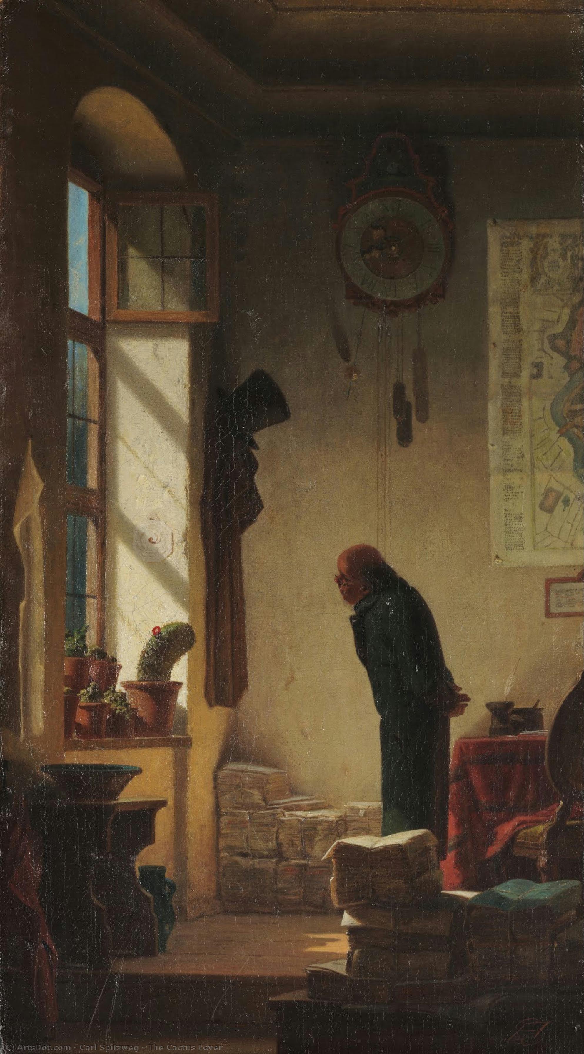 Der Kakteenfreund — Carl Spitzweg