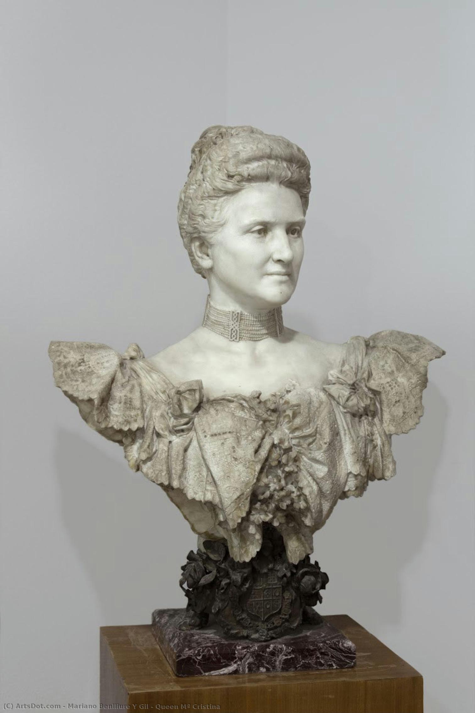 Queen Mª Cristina — Mariano Benlliure Y Gil