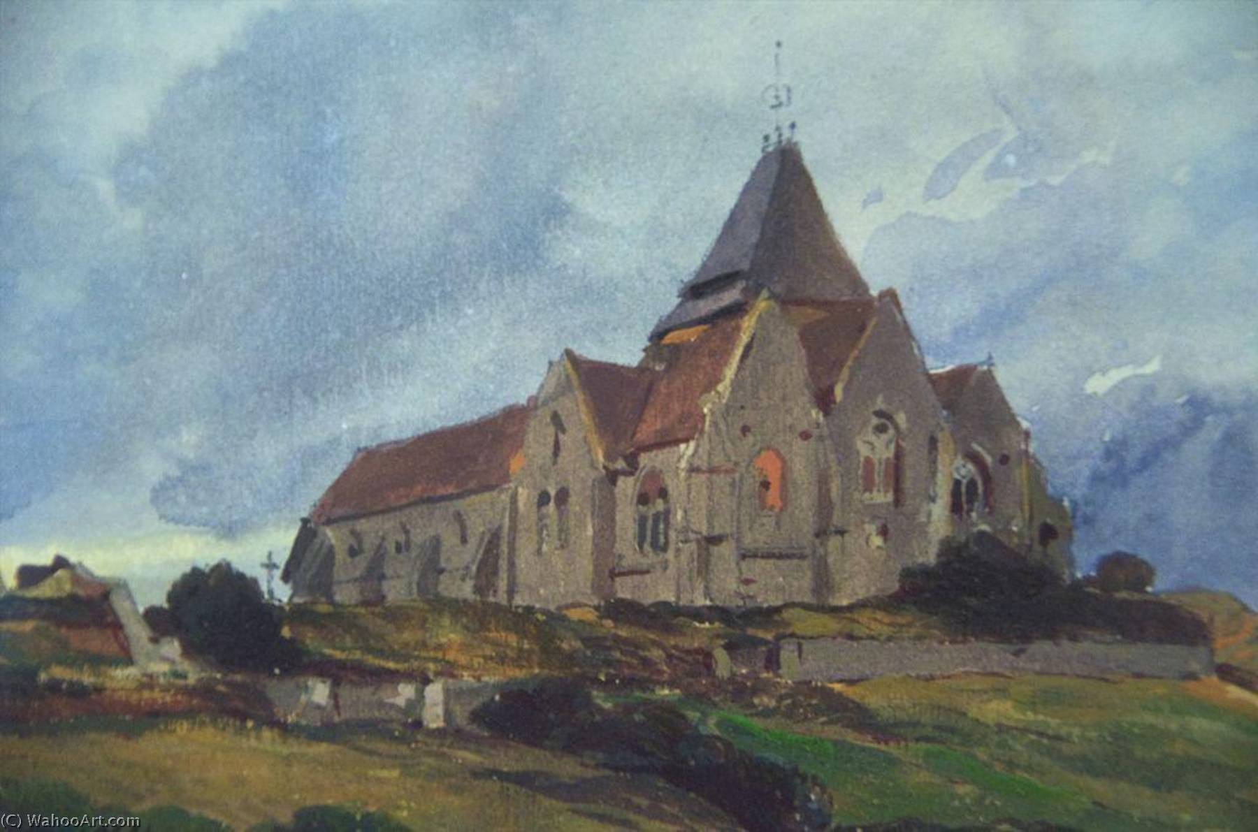 Église De Varengeville — Louis Gabriel Eugène Isabey