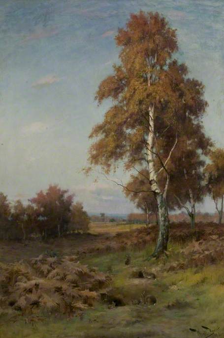 Tree And Rabbits — Wright Barker