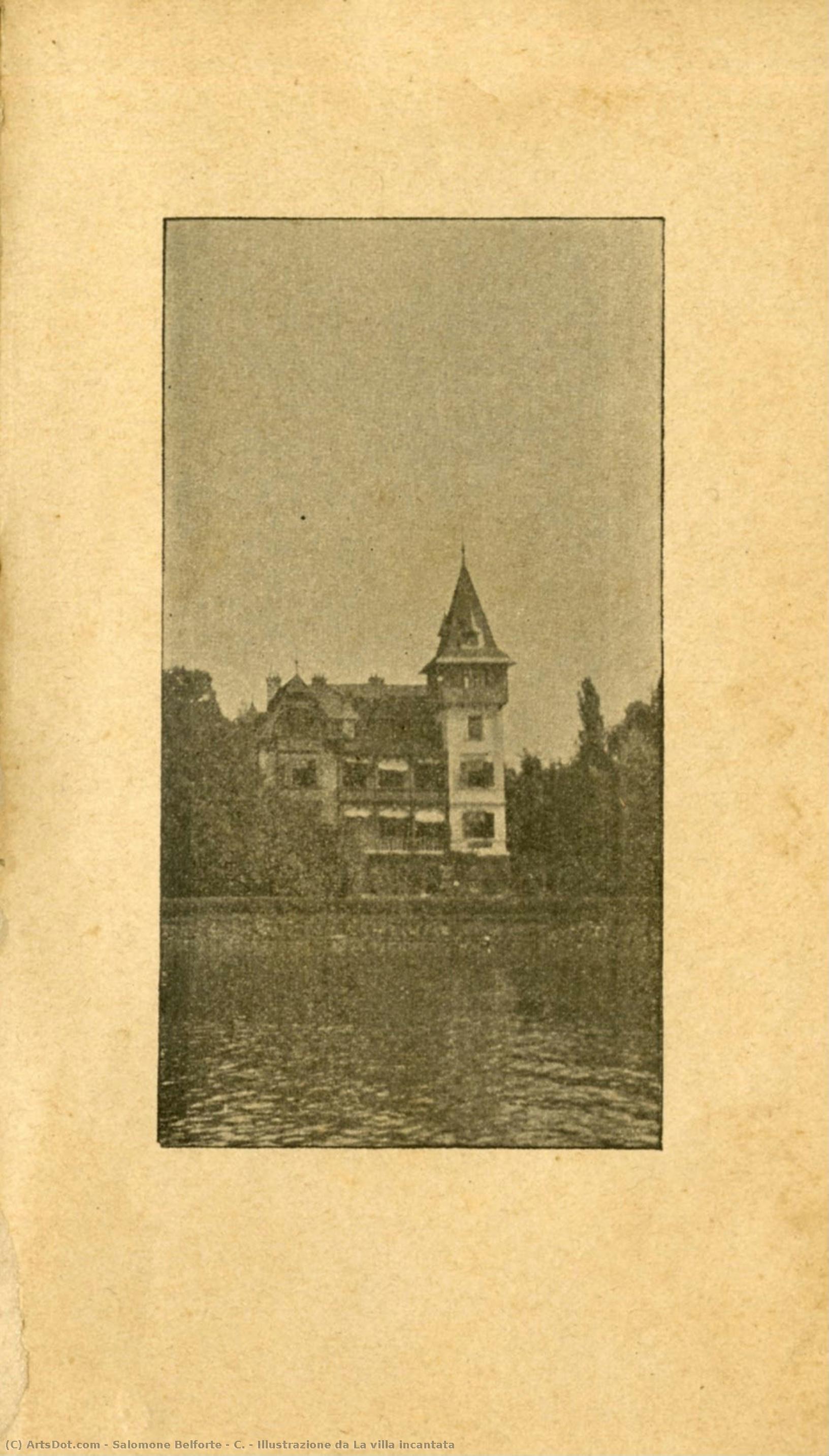 Illustrazione Da La Villa Incantata — Salomone Belforte & C.