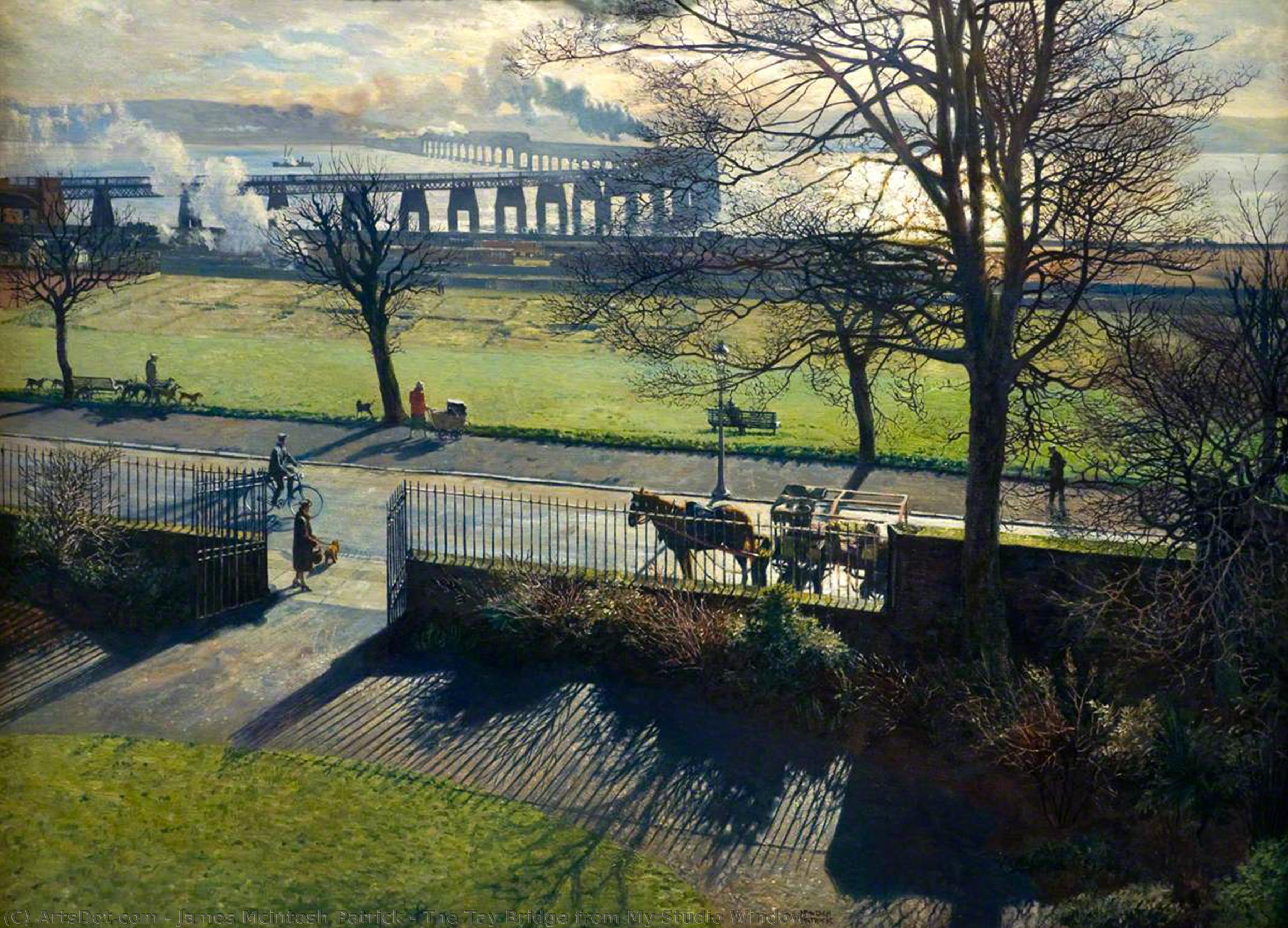 The Tay Bridge From My Studio Window — James Mcintosh Patrick