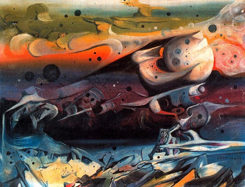 Untitled (paysage Cosmique) — Oscar Dominguez