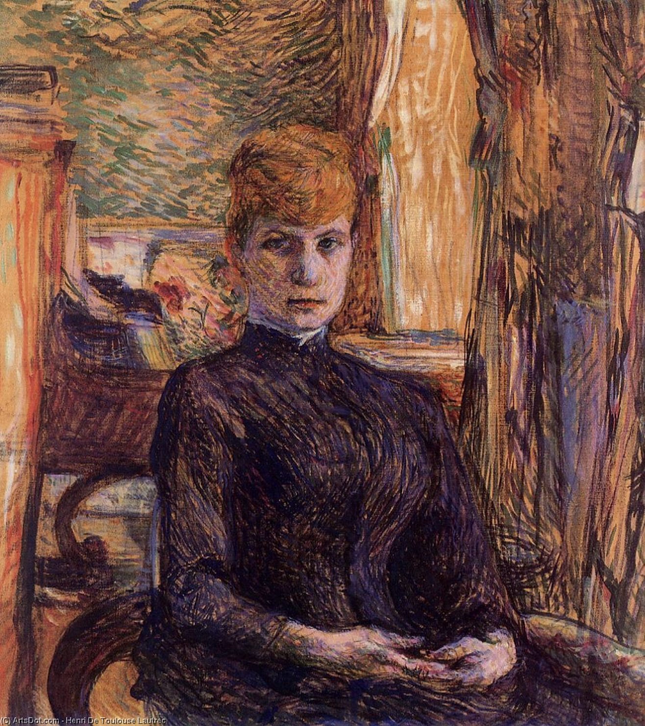 Madame Juliette Pascal — Comte Henri Marie Raymond De Toulouse-lautrec-monfa
