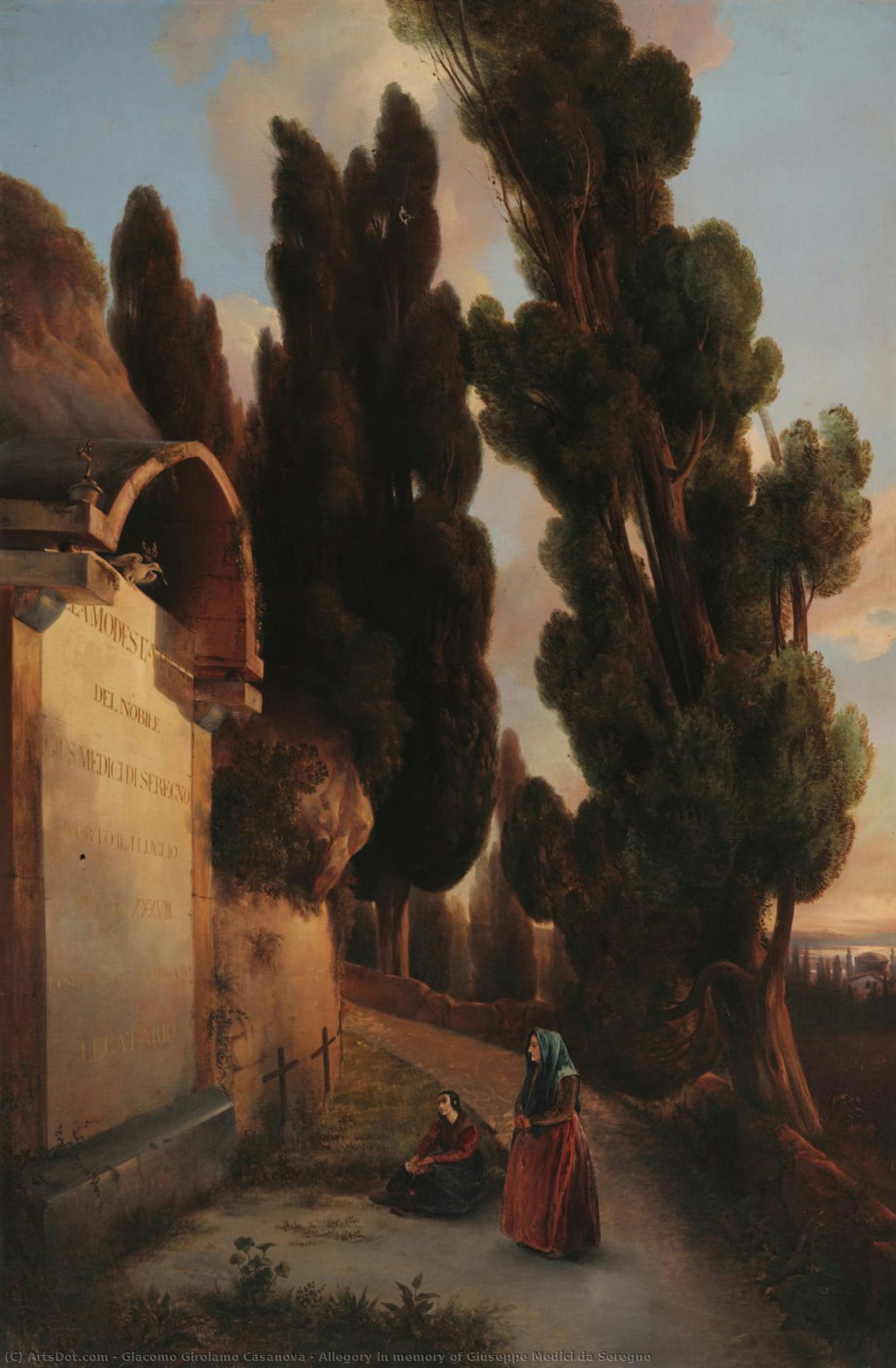 Allegory In Memory Of Giuseppe Medici Da Seregno — Giacomo Girolamo Casanova