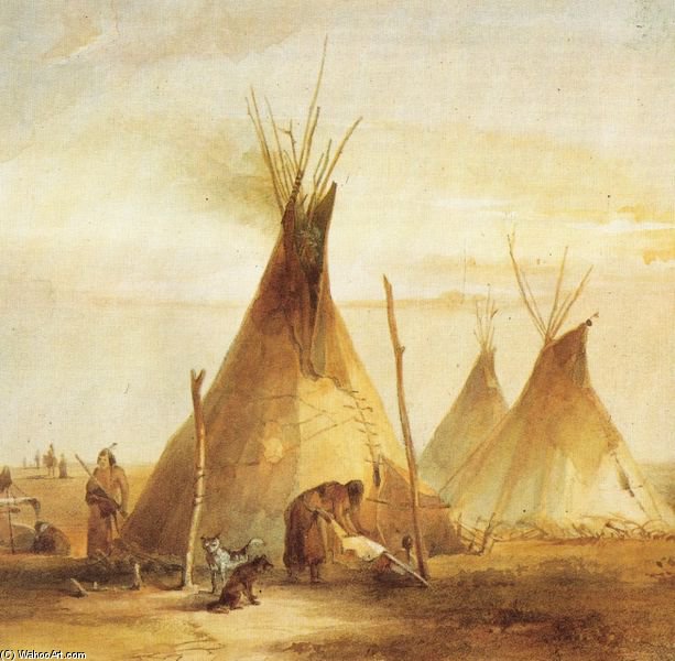 Sioux Tipis — Карл Бёдер
