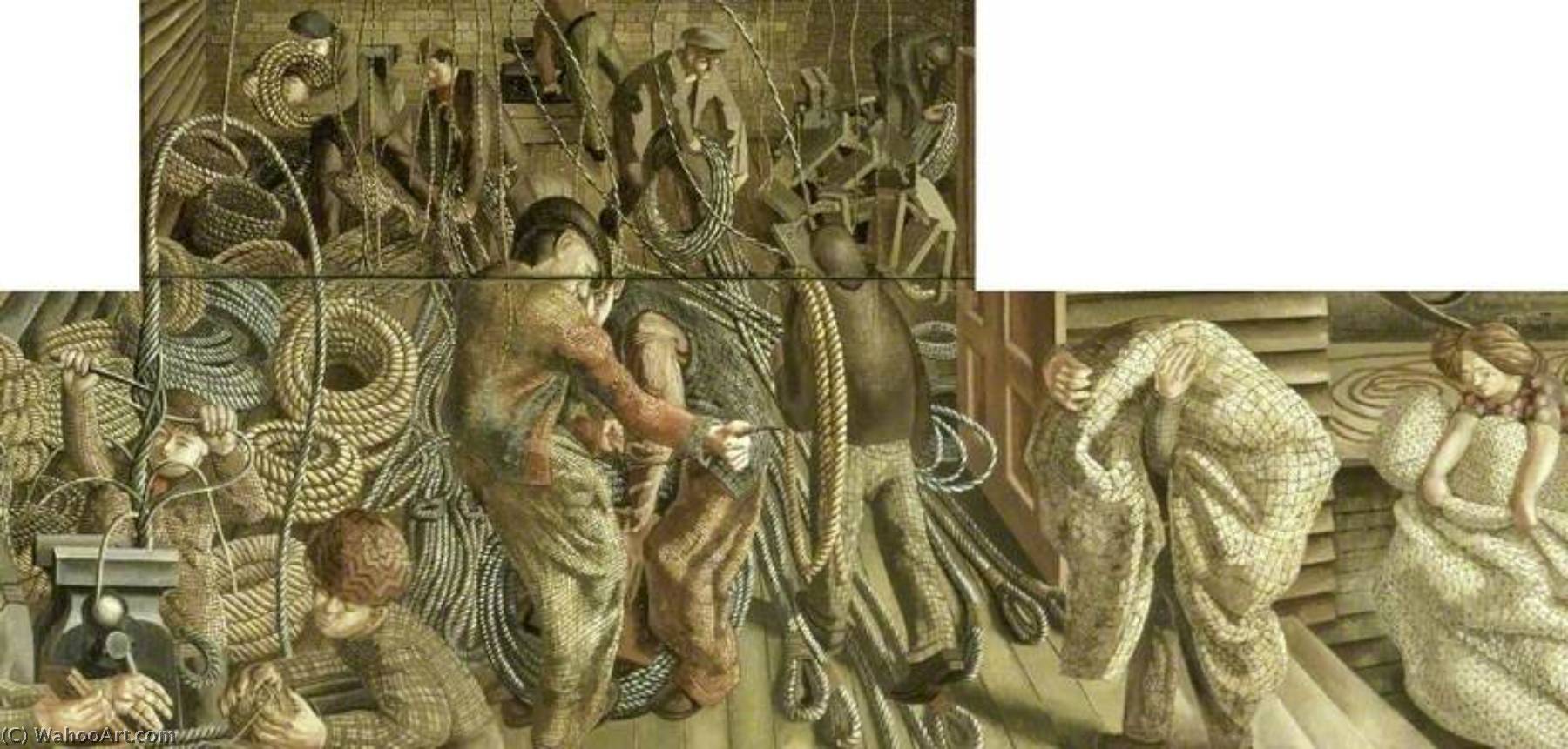Shipbuilding On The Clyde The Riggers (centre) — Sir Stanley Spencer