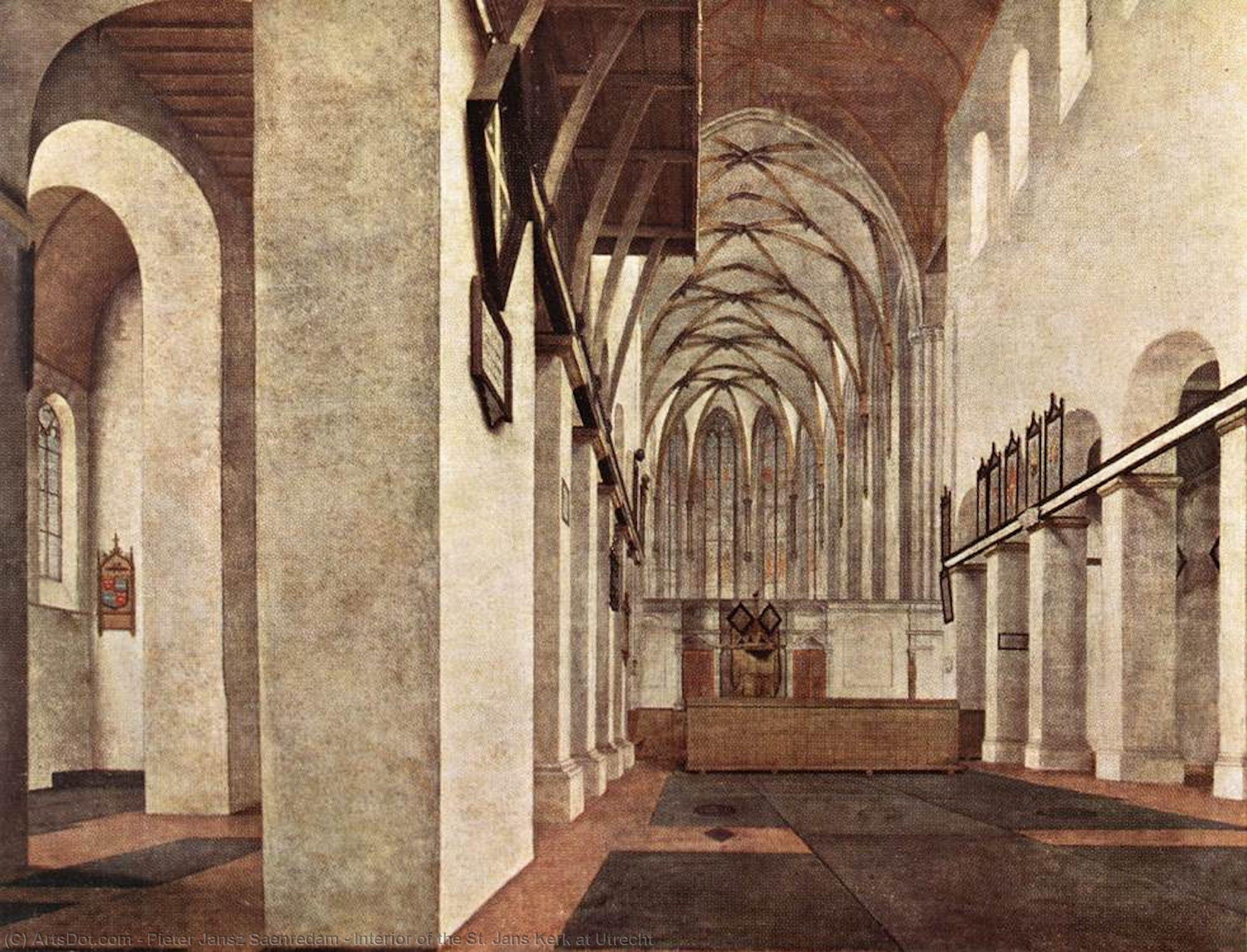 Interior Of The St. Jans Kerk At Utrecht — Pieter Jansz. Saenredam