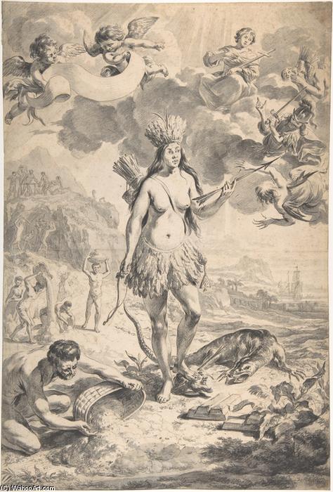 Allegory Of America — Nicolaes Pietersz Berchem