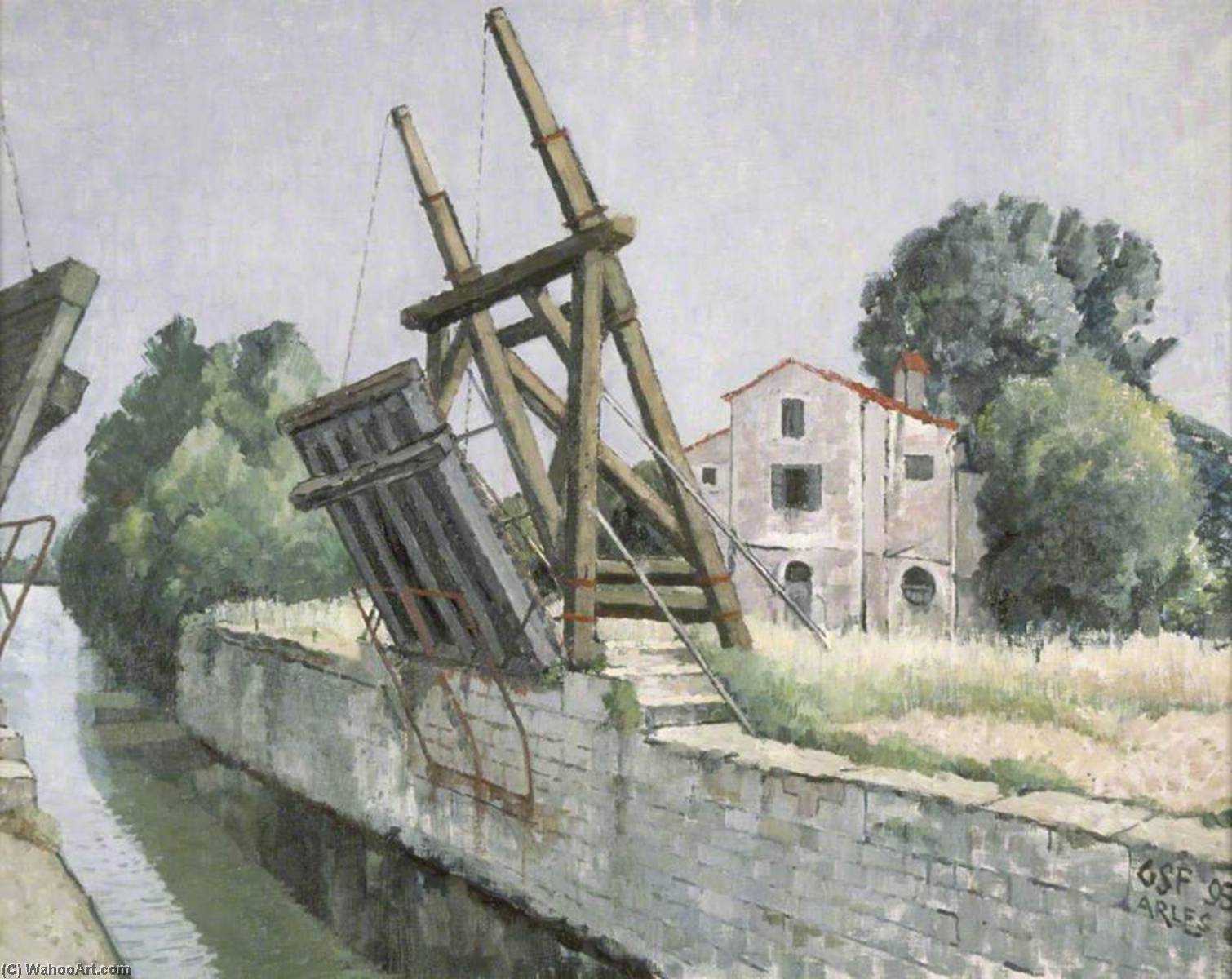 Bridge At Arles, France — Geoffrey Scowcroft Fletcher