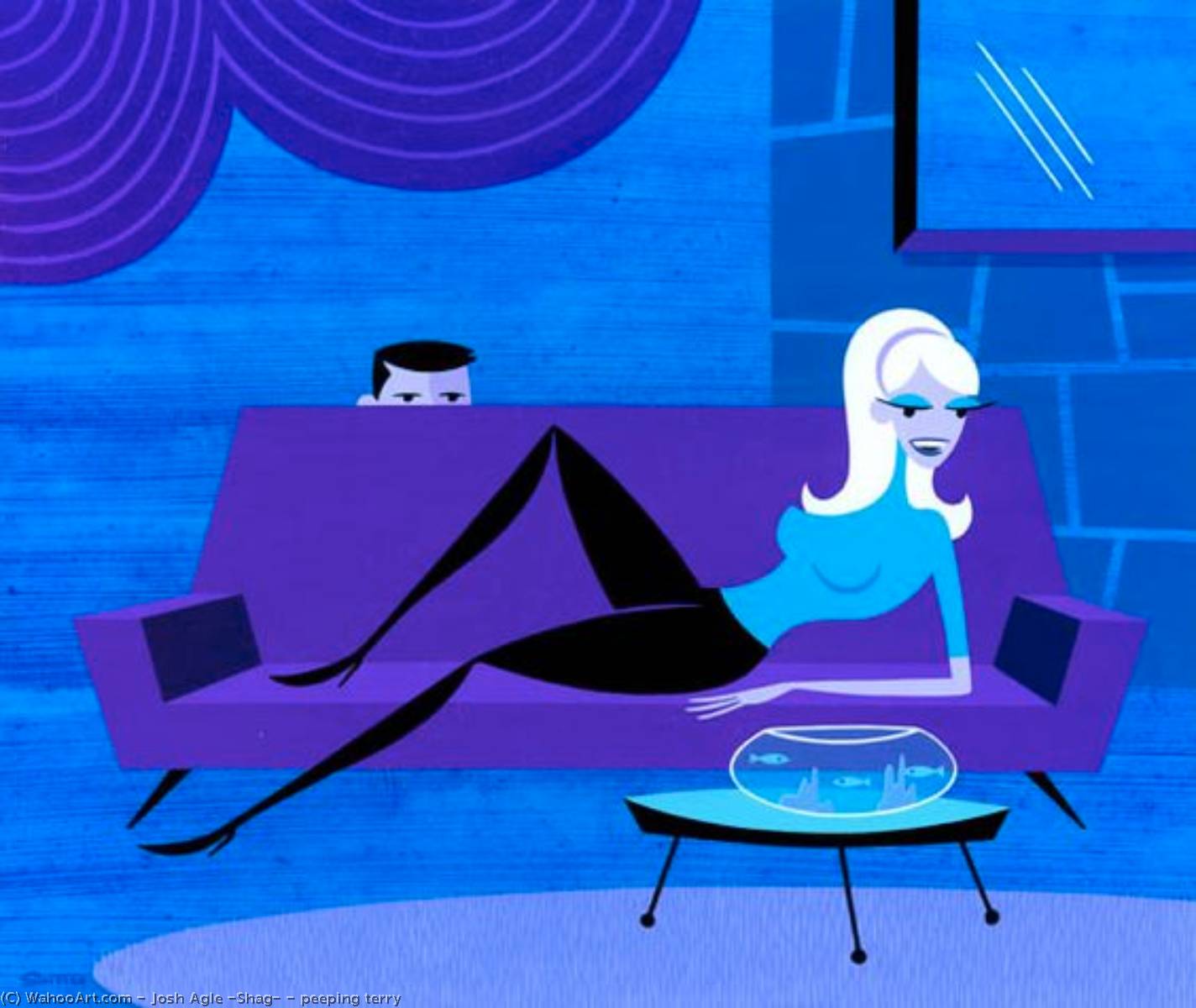 Peeping Terry — Josh Agle (shag)