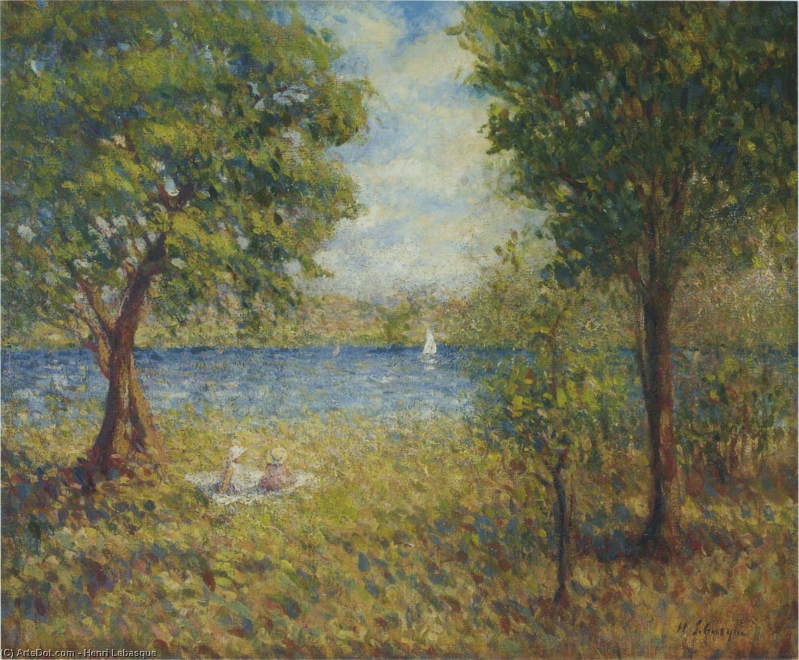 Two Girls By The Eau River — フェルナンド・レジェ