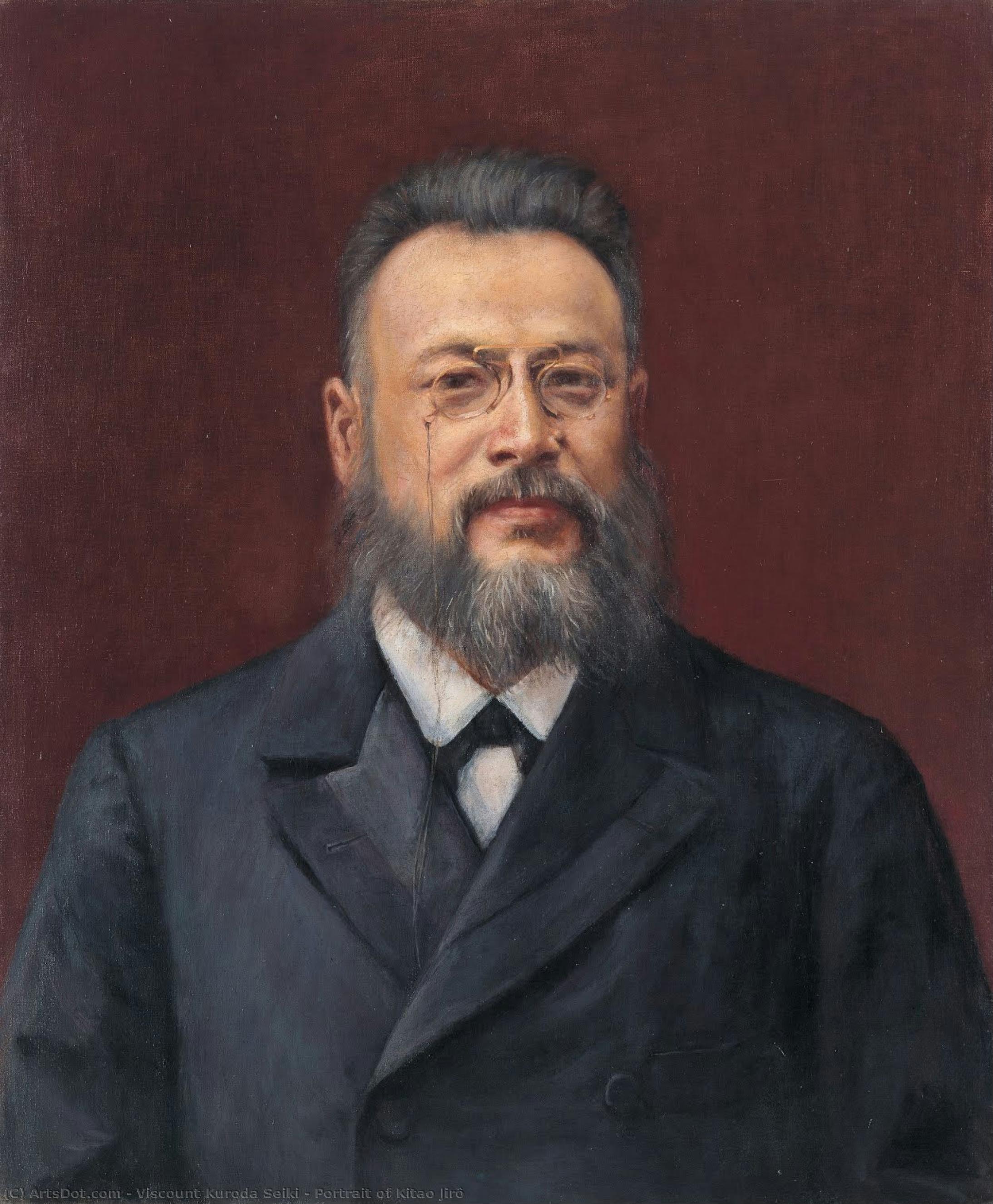 Portrait Of Kitao Jirô — Viscount Kuroda Seiki