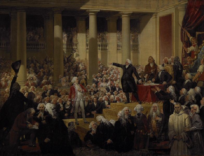Mirabeau Et Le Marquis De Dreux Brézé — Joseph Désiré Court