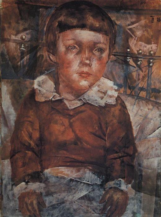 Lenushka In Bed — Kuzma Petrov-vodkin