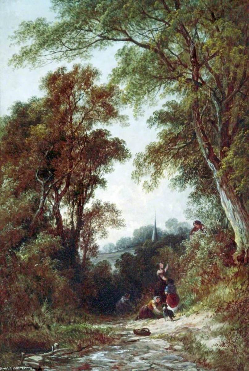 Lane Near Beckenham, Kent — George Augustus Williams