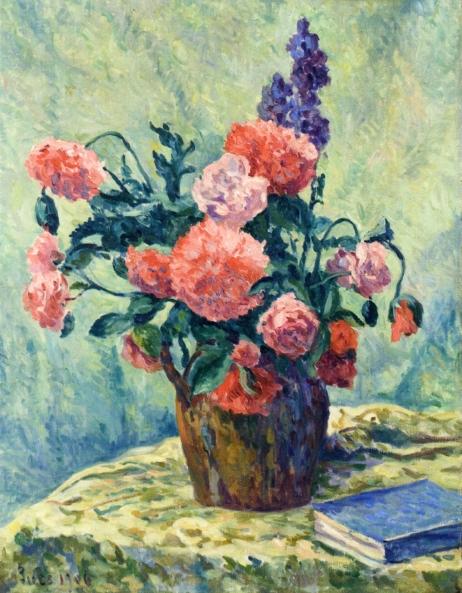 Poppies In A Sandstone Pit — Maximilien Luce