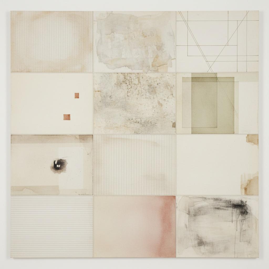 Cartography Of Memory: A Study In Faded Architectural Coordinates And Time's Wash. — Laurent Fabre