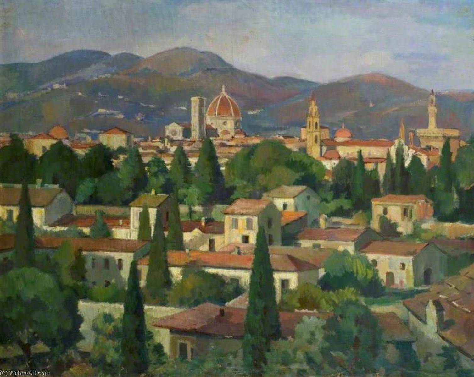 View Of Florence, Italy — Theodor Kern