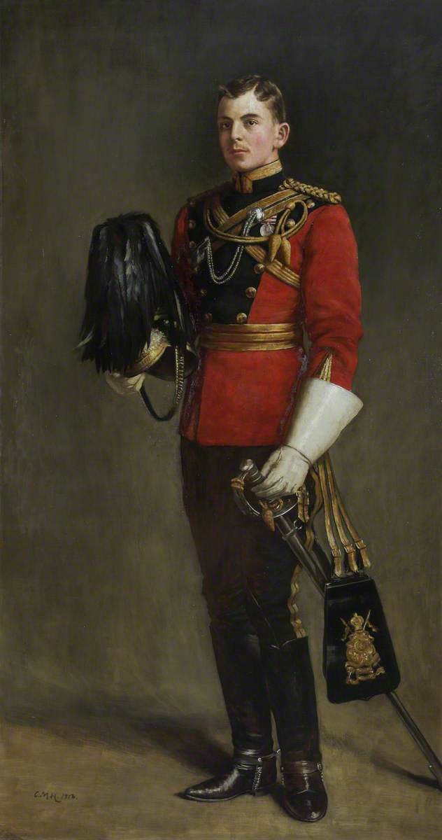 Second Lieutenant Edward Younger (1882–1901), 16th Queen’s Own Lancers, C.1901 — Charles Martin Hardie