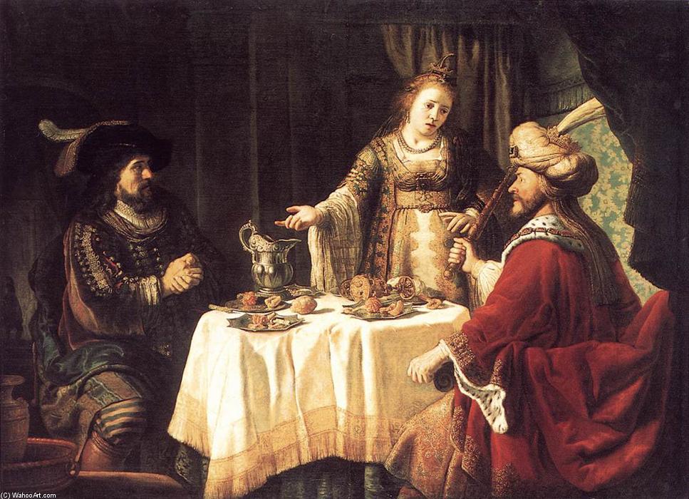 The Banquet Of Esther And Ahasuerus — Jan Victors