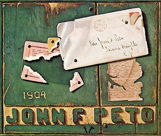 The Artist's Signboard, (painting) — John Frederick Peto