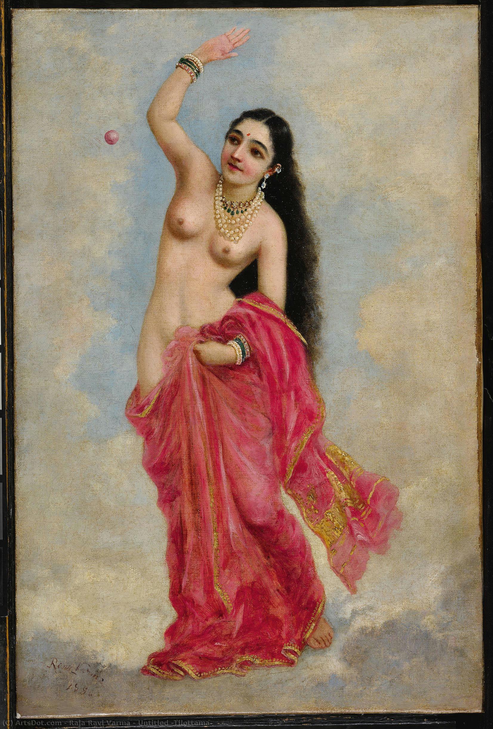 Untitled (tilottama) — Раджа Рави Варма