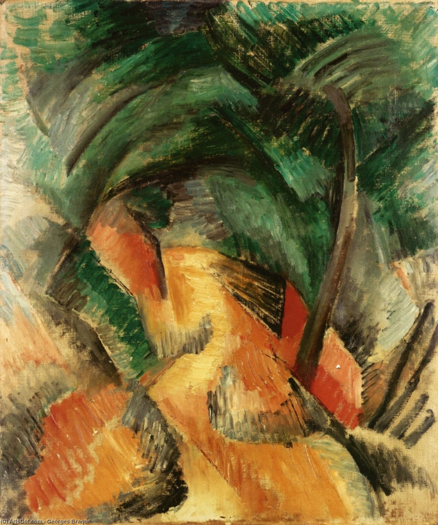 El Camino Al Estaque — Georges Braque