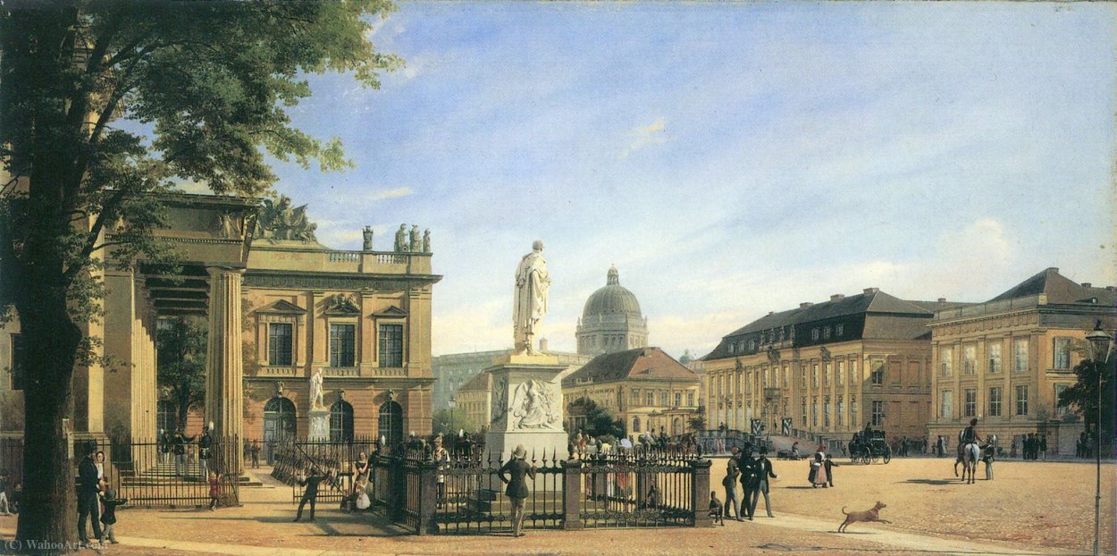 View Of The Palace Of Crown Prince In Berlin — Johann Philipp Eduard Gaertner