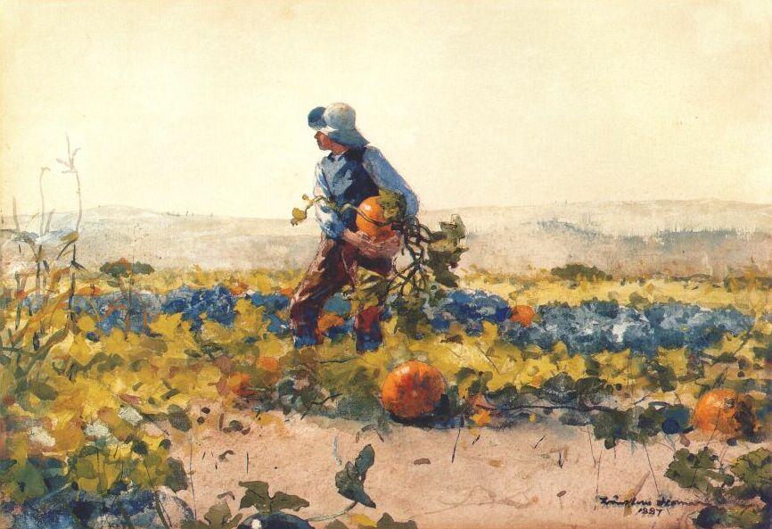 For To Be A Farmer's Boy — Winslow Homer
