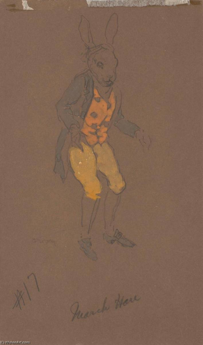 March Hare (costume Design From Alice In Wonderland, 1915) — William Penhallow Henderson