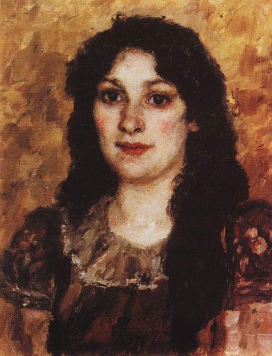 Portrait Of E. A. Surikova — Vasily Ivanovich Surikov