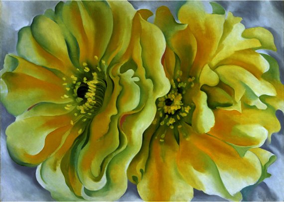 Yellow Cactus — Georgia O’keeffe