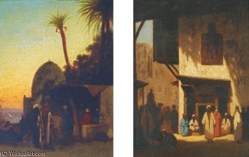Au Bord Du Nil And Rue Orientale — Charles Théodore Frère Dit Frère Bey