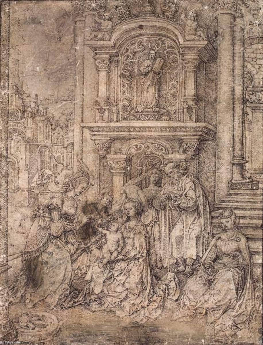 The Mystic Marriage Of St Catherine — Jan Gossart