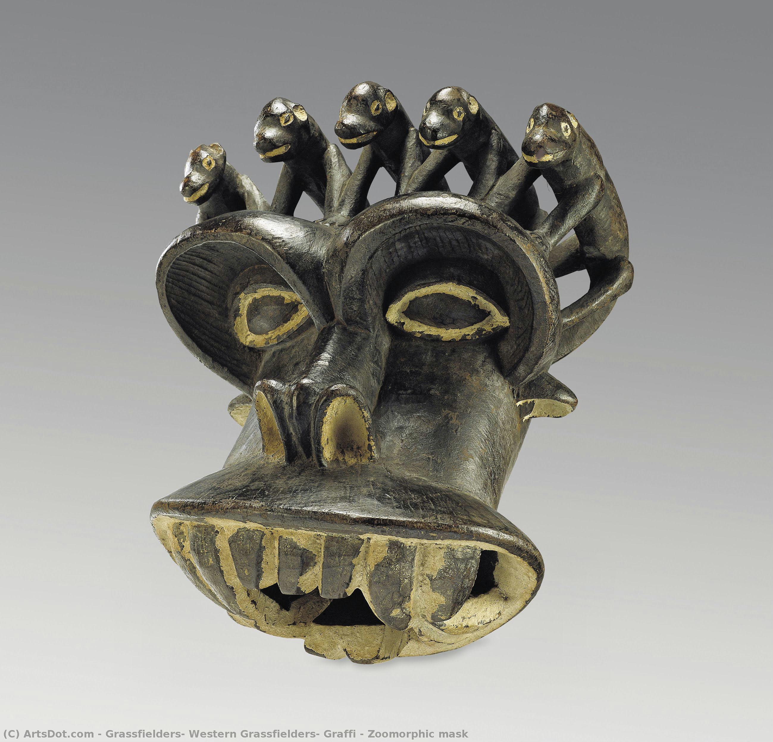 Zoomorphic Mask — Grassfielders, Western Grassfielders, Graffi