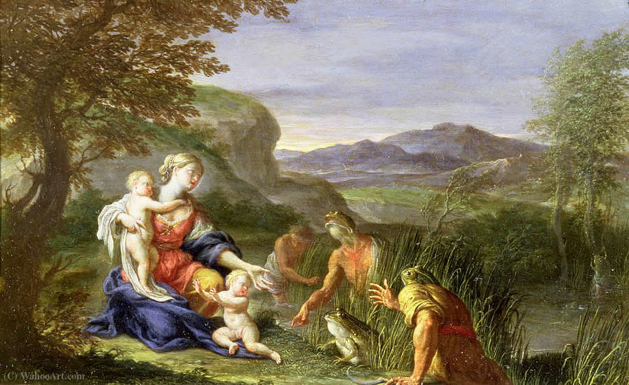 Latona And The Frogs — Francesco Trevisani