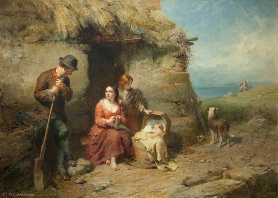 Exterior Of Irish Cabin — James John Hill