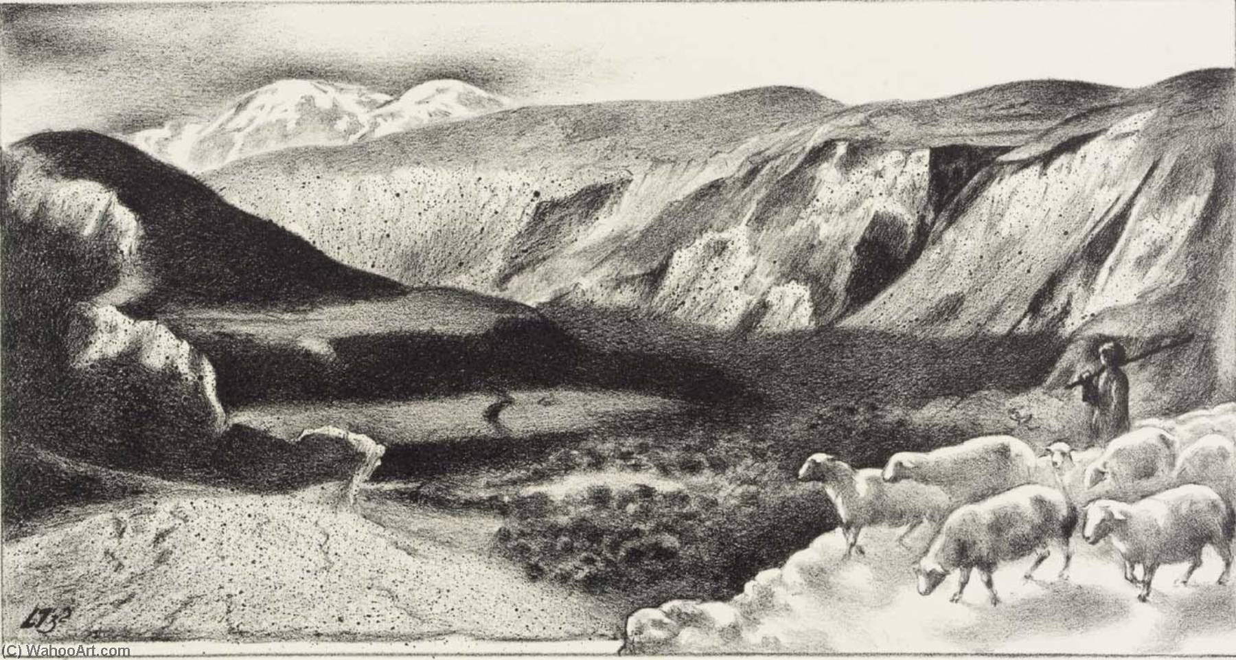 At The Gates Of Pamir — Louis Lozowick