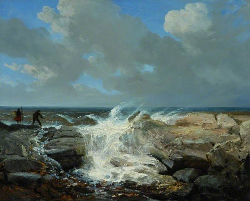 Squally Weather, A Sketch Near Boulogne Sur Mer, France — Joséphine Bowes